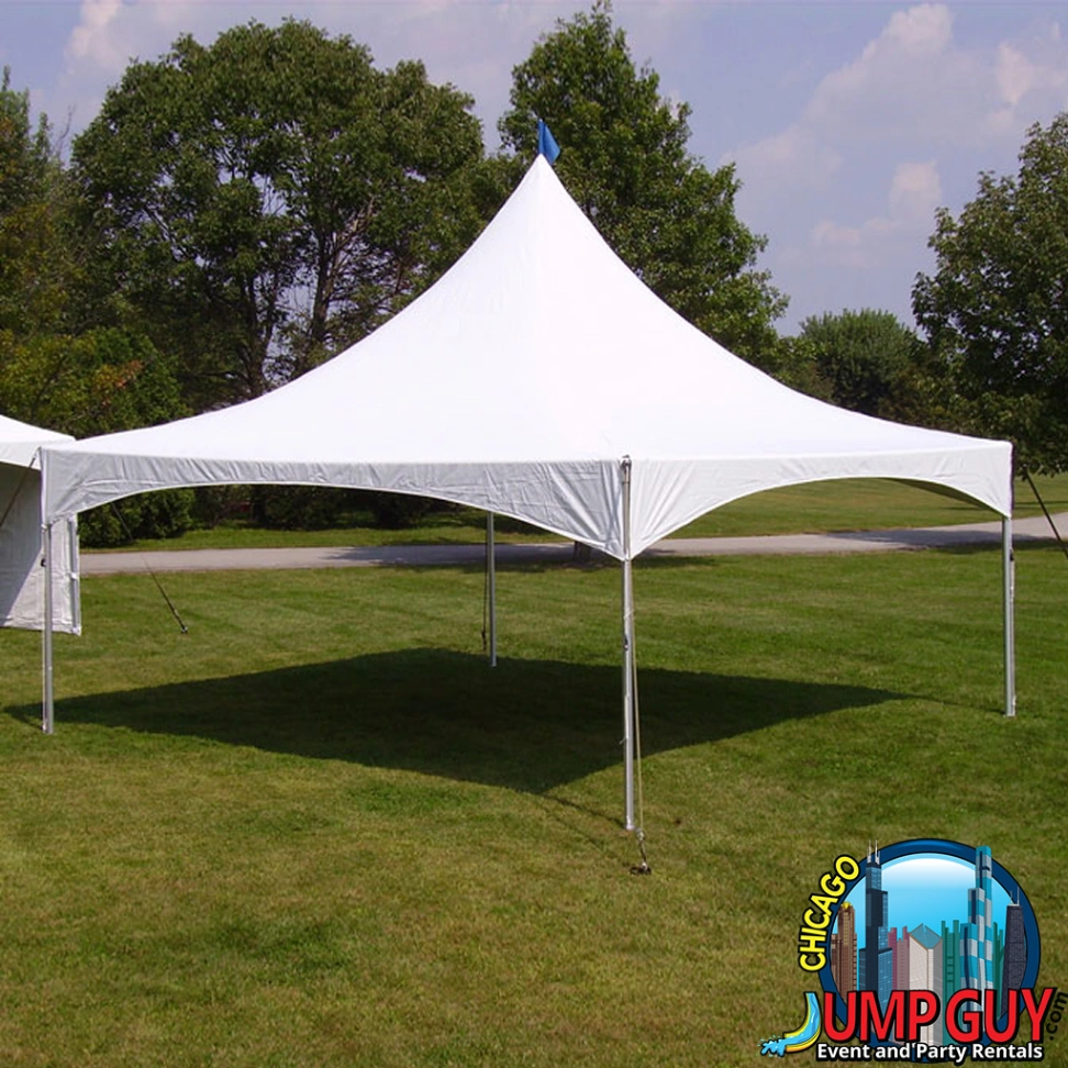 20x20 high peak frame tent signature events rental for Lake Bluff IL events in ZIP code 60044