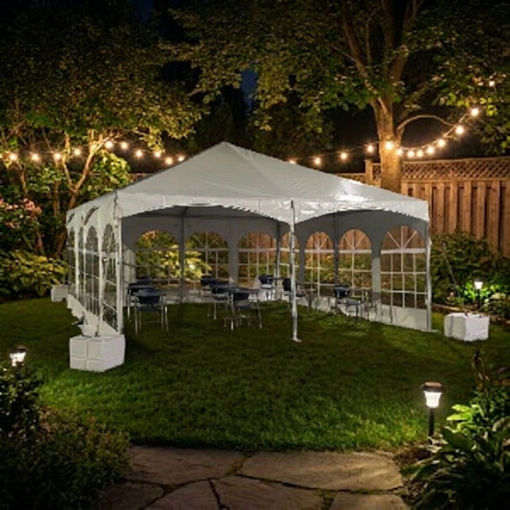 20x20 Keder Frame Tent rental for Lake Bluff IL events in ZIP code 60044