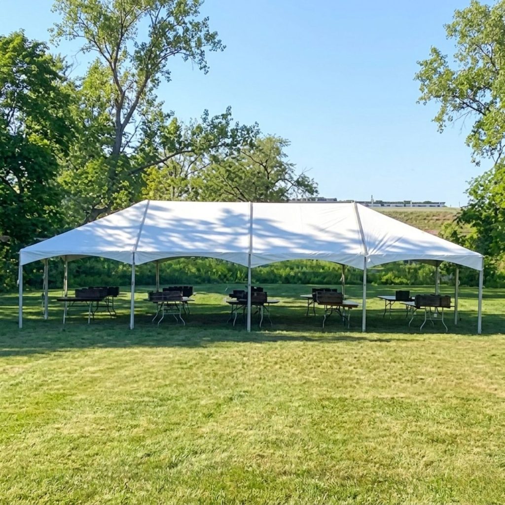 20x40 Frame Tent rental for Lake Bluff IL events in ZIP code 60044