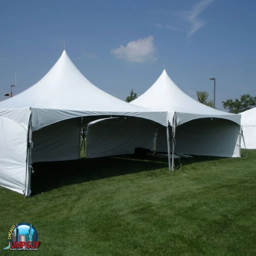 20x40 high peak frame tent park district 1024x1024 rental for Lake Bluff IL events in ZIP code 60044