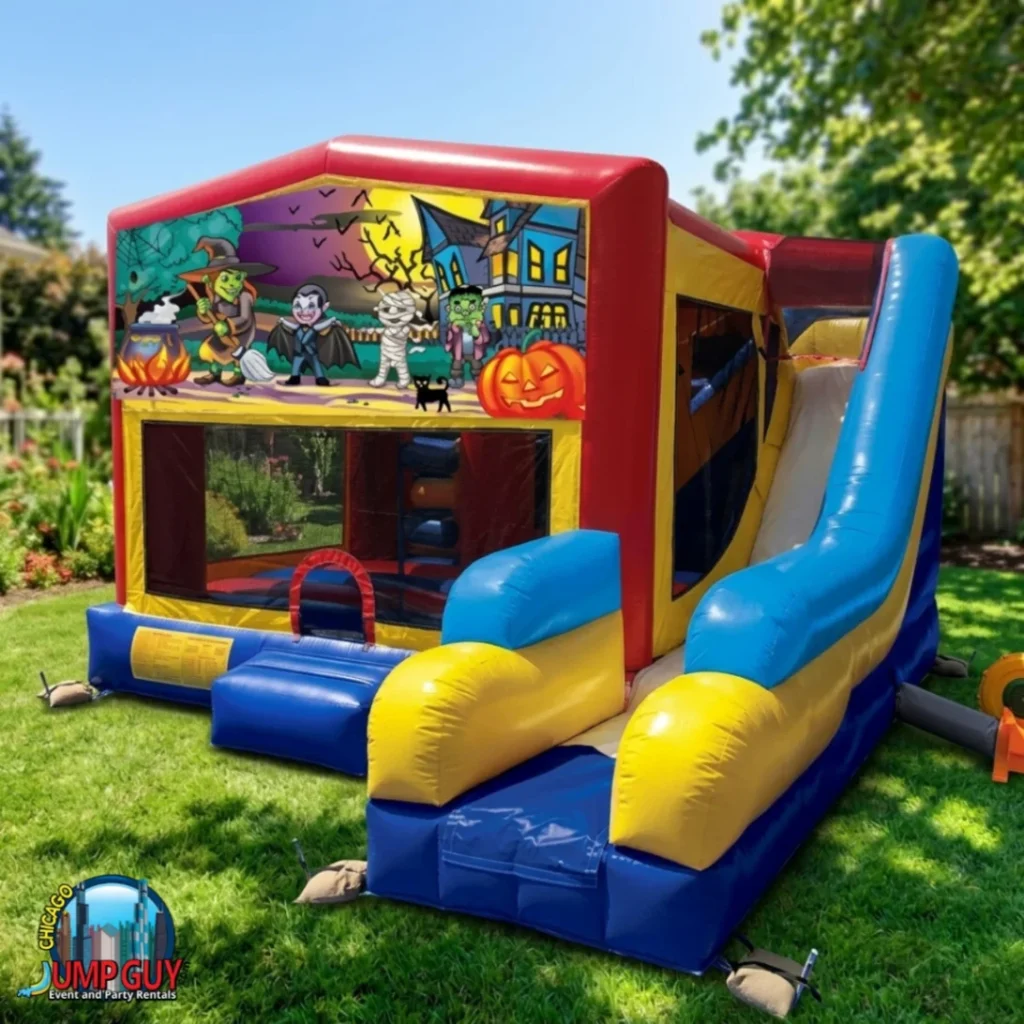 Halloween Bounce House 7n1 Banner rental for Lake Bluff IL events in ZIP code 60044
