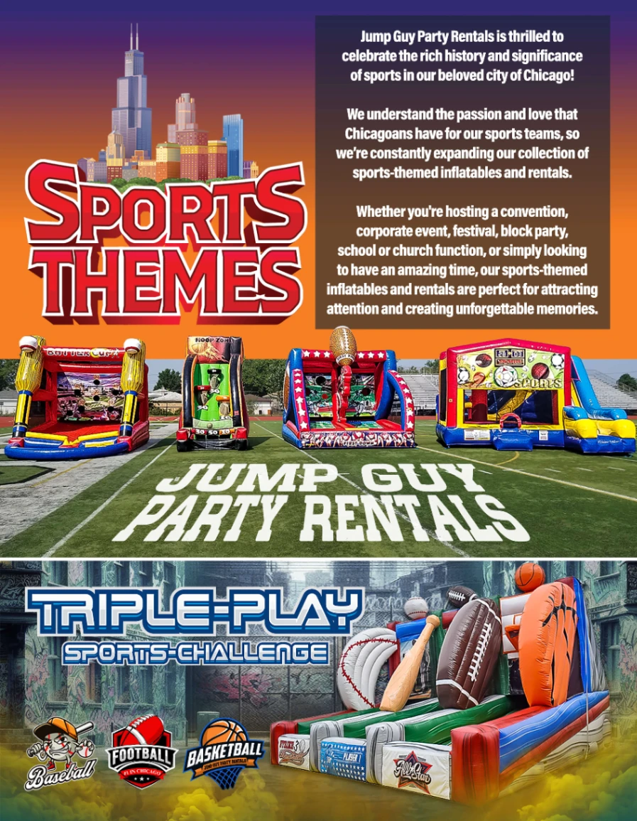 Sports Themes rental for Lake Bluff IL events in ZIP code 60044