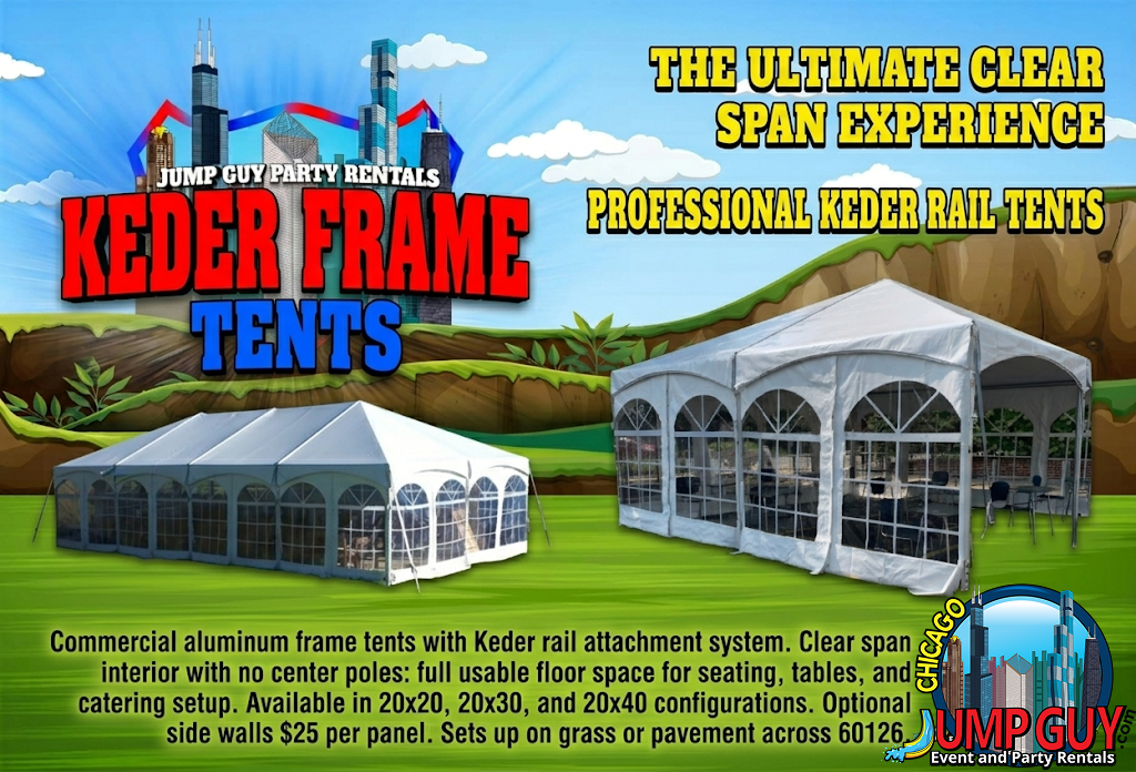 keder frame tent rental for Lake Bluff IL events in ZIP code 60044