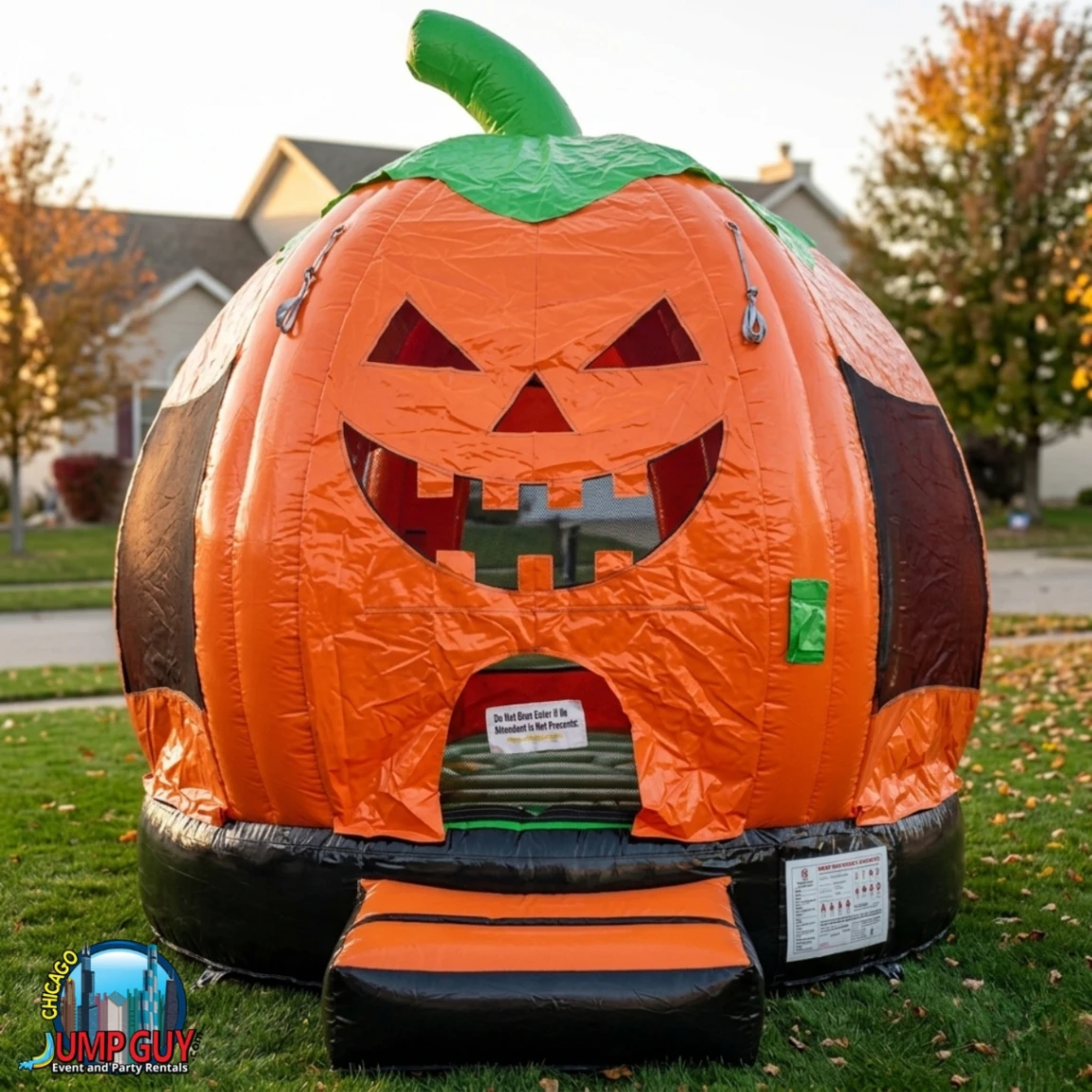 Pumpkin Bounce House rental for Lake Bluff IL events in ZIP code 60044